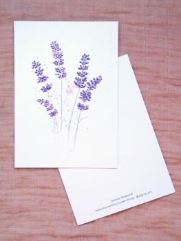 Premium Postkarte "Lavendel"